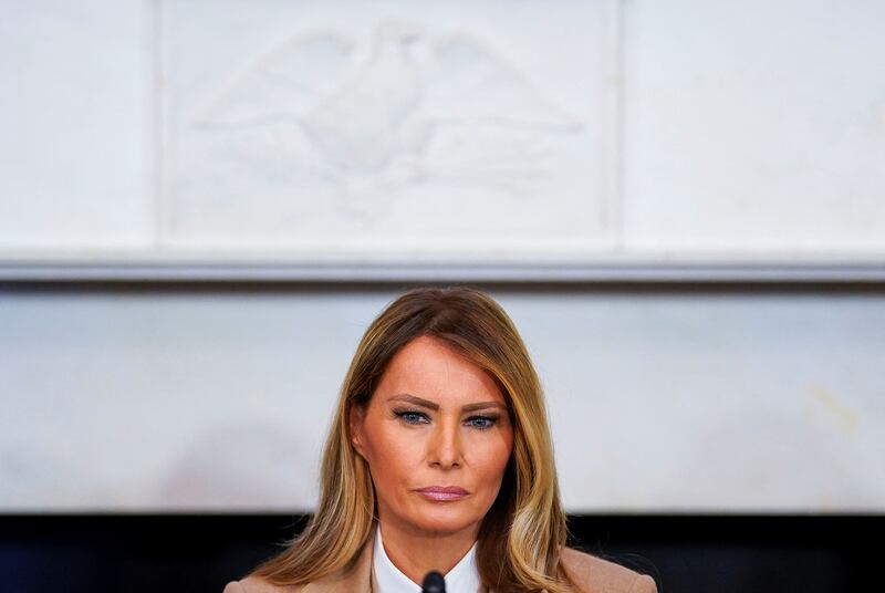 U.S. first lady Melania Trump.