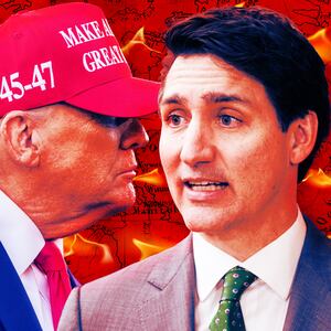 Donald Trump and Justin Trudeau.