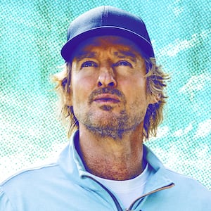 A photo illustration of Owen Wilson in "Stick."