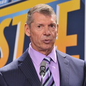 A photo of Vince McMahon.
