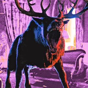 A photo illustration of Bambi in "Bambi: The Reckoning."