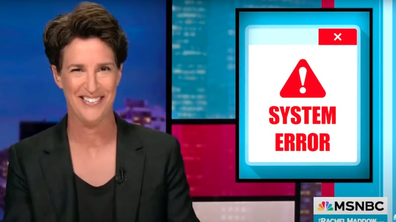 Rachel Maddow was amused by the "malfunctioning" MAGA bot network.