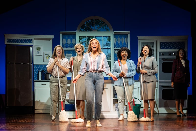 Betsy Wolfe and the cast of 'Joy'