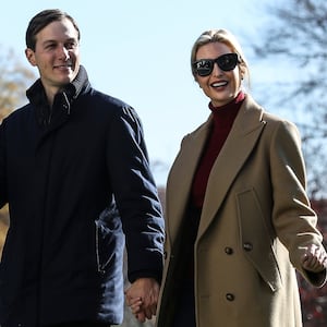 Jared Kushner and Ivanka Trump.