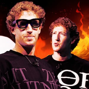 A photo illustration of Mark Zuckerberg's fashion style.