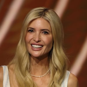 MIAMI, FLORIDA - DECEMBER 05: Ivanka Trump looks on during the 2025 FIFA Club World Cup Draw at Telemundo Studios on December 05, 2024 in Miami, Florida.  (Photo by Brennan Asplen/Getty Images)