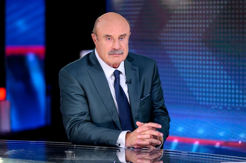 NEW YORK, NEW YORK - FEBRUARY 26: Dr. Phil visits "Jesse Watters Primetime" to discuss his new book "We've Got Issues: How You Can Stand Strong for America's Soul and Sanity" at FOX News Channel Studios on February 26, 2024 in New York City. (Photo by Roy Rochlin/Getty Images)