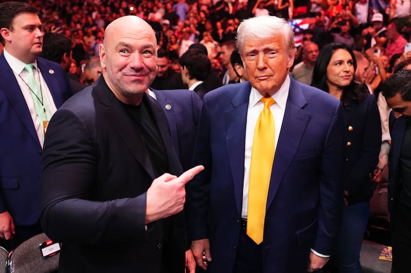 President Donald Trump is a longtime UFC fan and has forged a useful friendship with UFC CEO Dana White, who reportedly played a key role in helping him reach millions of young male voters in 2024.