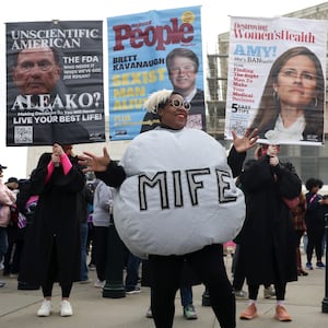 Abortion rights protesters