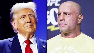 Donald Trump and Joe Rogan.