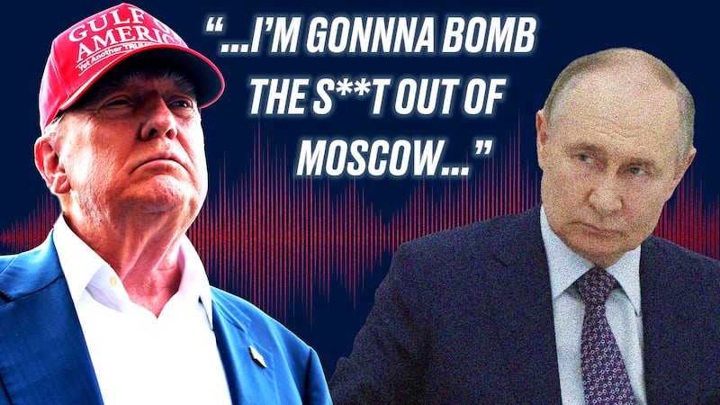 Donald Trump, Vladimir Putin photo illustration