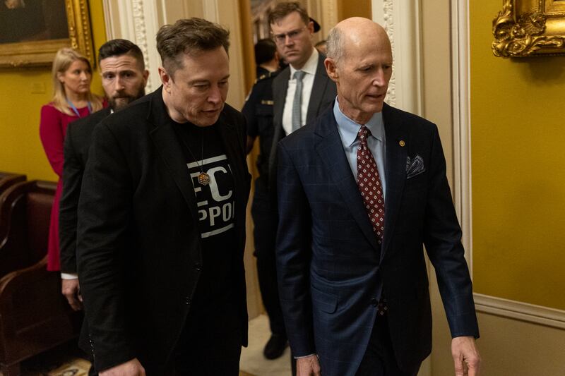 Elon Musk, Sen. Rick Scott