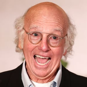 WEST HOLLYWOOD, CALIFORNIA - NOVEMBER 19: Larry David speaks onstage during the Variety Business Managers Breakfast presented by City National Bank at The London West Hollywood at Beverly Hills on November 19, 2024 in West Hollywood, California.  (Photo by Tommaso Boddi/Variety via Getty Images)