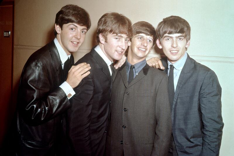 1963:  Rock and roll band "The Beatles" pose for a portrait in 1963. (Photo by Michael Ochs Archives/Getty Images)