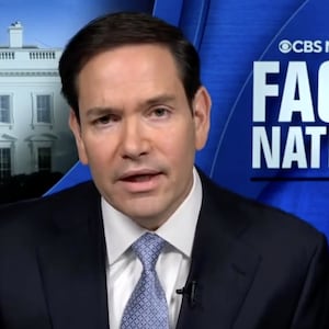 Secretary of State Marco Rubio shuts down questions over whether Iran gave an order to weaponize its enriched uranium.