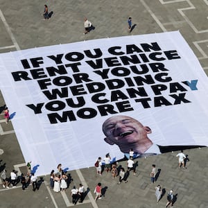 Anti-Bezos Banner