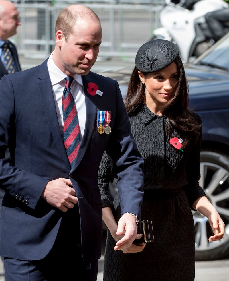 Prince William and Meghan Markle.