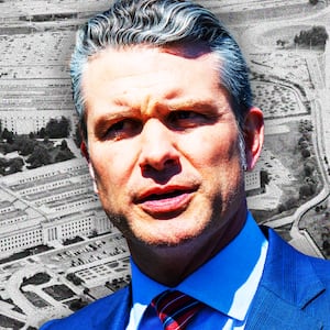 Pete Hegseth, Pentagon building photo illustration