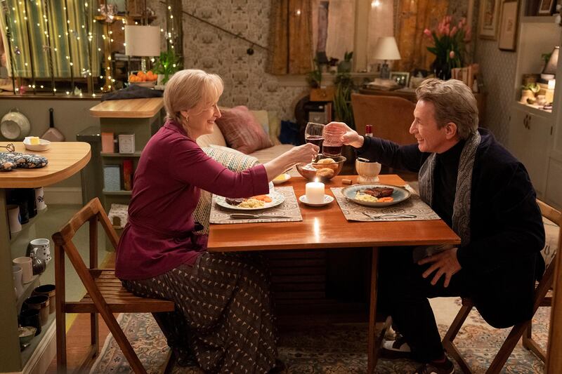 Meryl Streep and Martin Short in Only Murders In The Building.