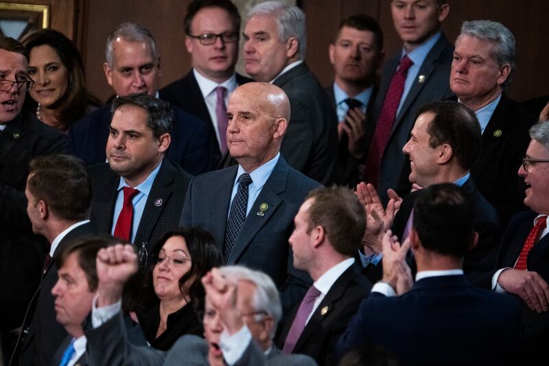 UNITED STATES - JANUARY 6: Rep.-elect rep. Keith Self, R-Texas, is seen during Speaker of the House votes on Friday, January 6, 2023.