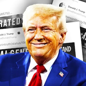 Trump's AI-Generated post spree.