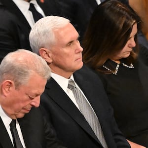 Al Gore, Mike Pence, Karen Pence
