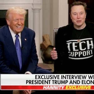 Donald Trump, Elon Musk, Sean Hannity