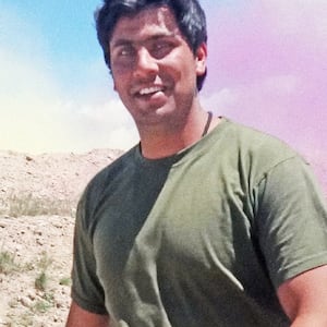 Afghan refugee Abdul Rahman Waziri.