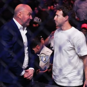 UFC CEO Dana White and Mark Zuckerberg