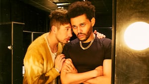 Barry Keoghan and Abel "The Weeknd" Tesfaye.