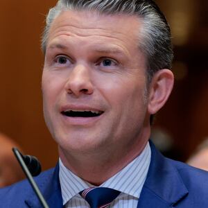 Defense Secretary Pete Hegseth testifies during a hearing before the Senate Appropriations Committee on June 11, 2025 in Washington, DC.
