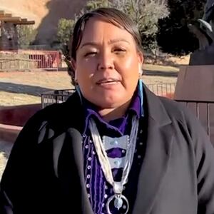 Navajo Nation Council Speaker Crystalyne Curley.