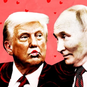 Donald Trump and Vladimir Putin