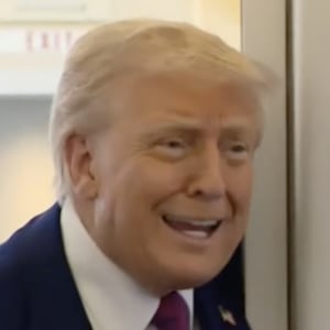 A defensive Trump snapped at a reporter on Air Force One and insisted he was not “disappointed” at Vladimir Putin snubbing peace talks in Turkey, declaring that “nothing is going to happen” until the two tough guy leaders get together.