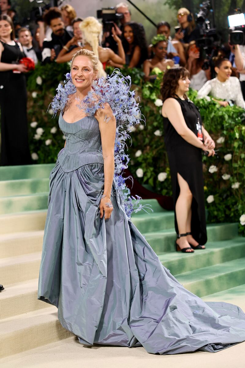 Uma Thurman at The Met Gala 2024