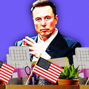 Elon Musk resignations illustration