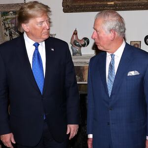 Donald Trump and the then Prince Charles on Dec. 3, 2019.