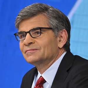 Donald Trump and George Stephanopoulos