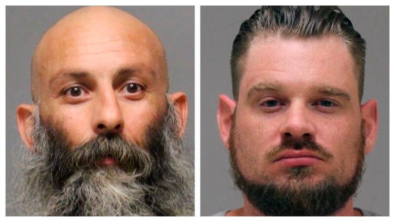 Barry Croft Jr., left, and Adam Fox, right, were convicted for plotting to kidnap  Whitmer in 2020 after her Covid-19 policies.