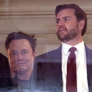 Trump, Tesla CEO Elon Musk and JD Vance
