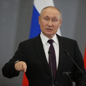Russian President Vladimir Putin speaks