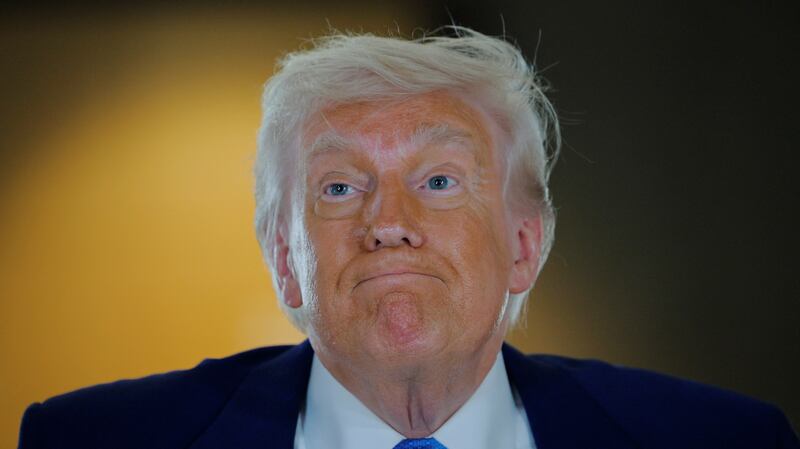 Donald Trump during his visit in Abu Dhabi, United Arab Emirates.