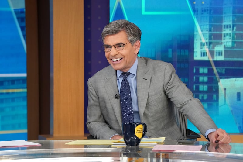 GOOD MORNING AMERICA - April 7th, 2025 - Show coverage of "Good Morning America" on April 7th, 2025 on ABC. (ABC/Heidi Gutman) GEORGE STEPHANOPOULOS (Photo by Heidi Gutman/American Broadcasting Companies, Inc. via Getty Images)
