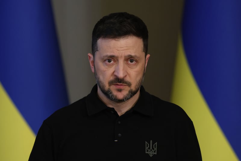 Volodymyr Zelensky refused to accept Trump's peace proposal Wednesday.