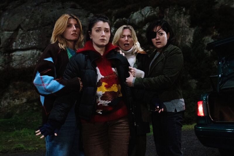 Sharon Horgan, Eve Hewson, Eva Birthistle and Sarah Greene in "Bad Sisters".