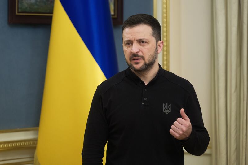 Volodymyr Zelensky.