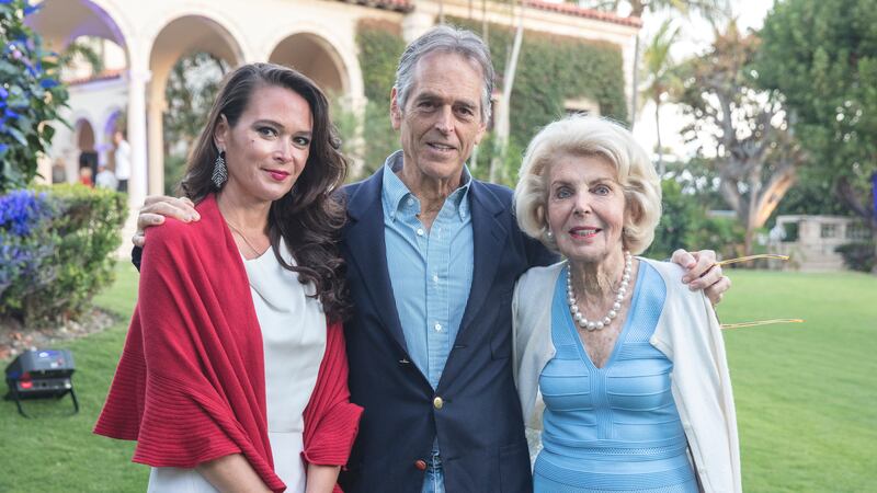 Gene Pressman and his wife, Christine, pictured with Gene's mother Phyllis Pressman. Gene was one of the Pressman siblings accused of helping his now-late mother carry out an elaborate tax fraud scheme.
