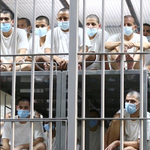Donald Trump and CECOT prisoners.