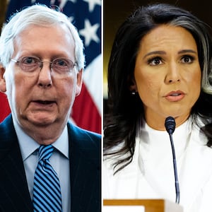 Mitch McConnell, Tulsi Gabbard, Donald Trump