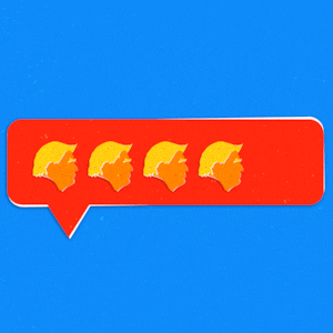 Donald Trump rating bubble